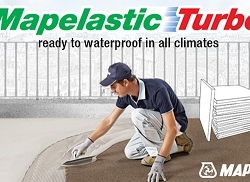 Mape-Asphalt Repair = asfalt-teekatte aukude kiire parandamine ja Hüdrotõke MAPELASTIC veetõkke mastiks rõdude, terrasside, basseinide tihendamiseks